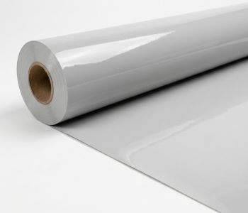 Sol PVC Brillant Smoothy Gris Clair 1,5m Bfl-s1 - MINIMUM 250 m²