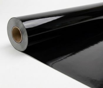 Sol PVC Brillant Smoothy Noir 1,5m Bfl-s1