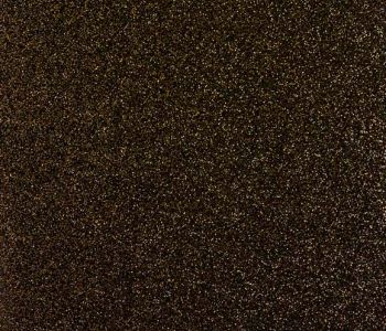 Sol Pvc Pailleté Galaxie Noir - Or 2m Bfl