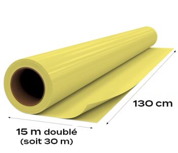 Lackfolie Brillante Jaune 240g 130cm - en stock jusqu’à épuisement