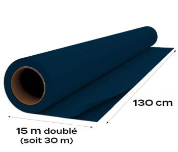 Lackfolie Brillante Bleu Nuit  - 184 - 240g 130 cm en stock jusqu’à épuisement