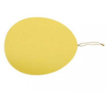 Œuf de Pâques avec cintre jaune