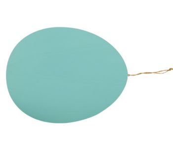 Oeuf de Pâques en bois - 30cm - bleu