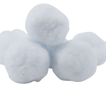 Sachet Boules de neige 10 cm ( 6 pièces)– Déco hivernale douce et réaliste