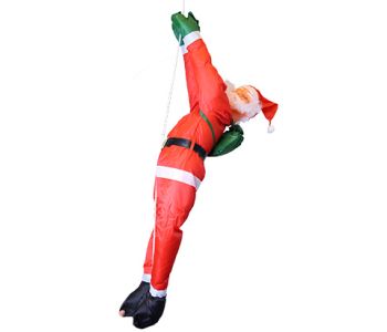 Père Noël à Suspendre – Déco Festive Prête à Poser