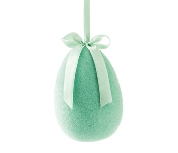 Oeuf de Pâques 20cm en polystyrène vert clair