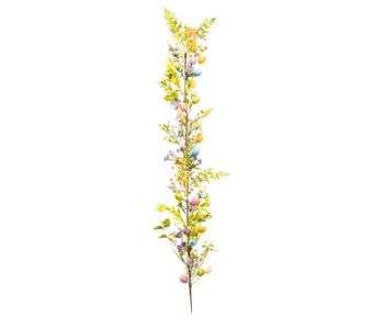 Guirlande de fleurs 150cm artificielle avec œufs de Pâques