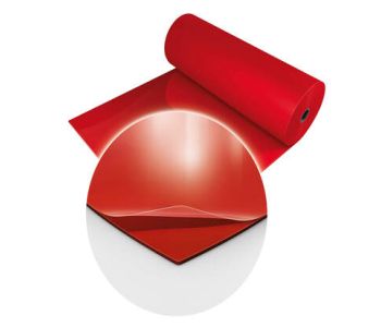 PVC Vinyl Flooring Red Flash Hi-Gloss