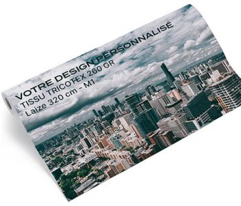 Toile Polyester Tricotex M1 – Tissu Imprimable Sans PVC